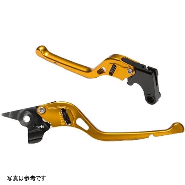 ホイールタイプ アルミ削り出しビレットレバーセット GSX-S1000GT、GSX-S1000GX ゴールド