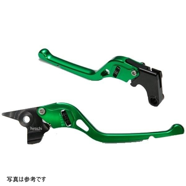 ホイールタイプ アルミ削り出しビレットレバーセット GSX-S1000GT、GSX-S1000GX グリーン