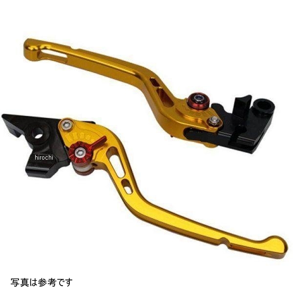 GPタイプ アルミ削り出しビレットレバーセット GSX-S1000GT、GSX-S1000GX ゴールド