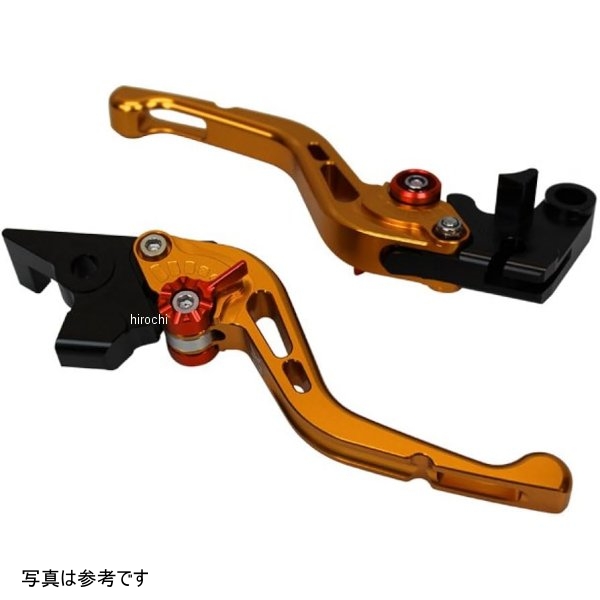 GPタイプ アルミ削り出しビレットショートレバーセット GSX-S1000GT、GSX-S1000GX ゴールド
