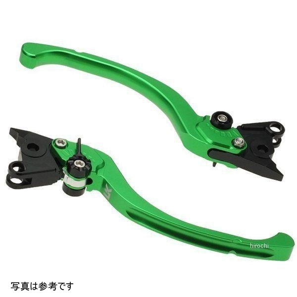 ツーリングタイプ アルミ削り出しビレットレバーセット GSX-S1000GT、GSX-S1000GX グリーン