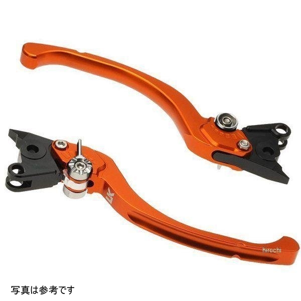 ツーリングタイプ アルミ削り出しビレットレバーセット GSX-S1000GT、GSX-S1000GX オレンジ