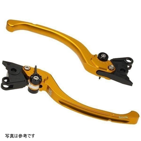 ツーリングタイプ アルミ削り出しビレットレバーセット GSX-S1000GT、GSX-S1000GX マットゴールド