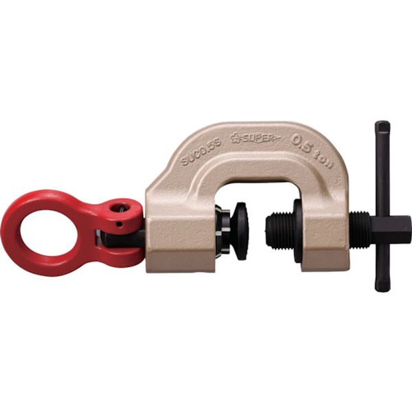 ねじ式クランプ スクリューカムクランプ 吊クランプ引張治具兼用型(スイベルタイプツイストカム式) 基本使用荷重0.5t