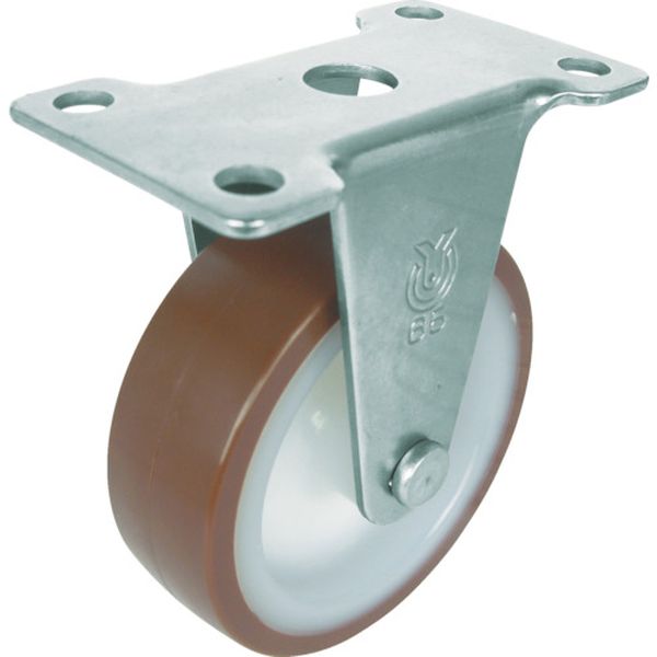 キャスター　ステンレス製固定車　径７５ウレタン車輪