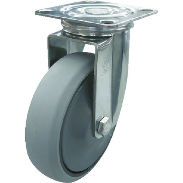 ステンレスキャスター自在車　１５０径ナイロンホイルウレタン車輪