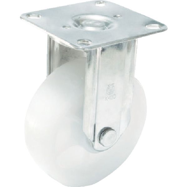 ステンレスキャスター固定車　１３０径ナイロン車輪