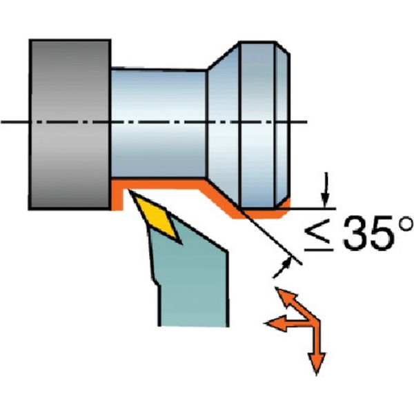 コロターン１０７　ポジチップ用シャンクバイト