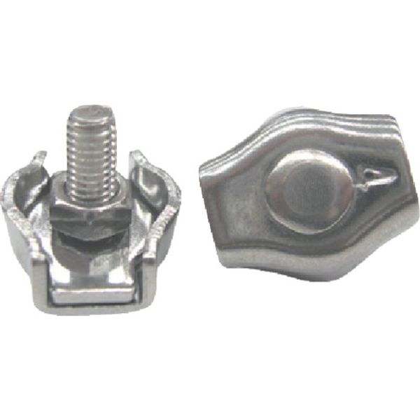 SWC3 849-2884  ステンレス シングルワイヤークリップ 適合ロープ径2mm