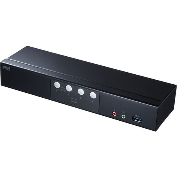 SWKVM4HDPU  DisplayPort対応パソコン自動切替器(4：1)