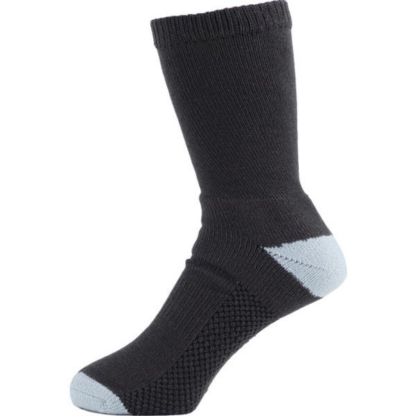 靴下 ASHITOMO WORKING SOCKS 長靴専用 先丸クルー ダークブラウン 1足組 S(23ー25cm)