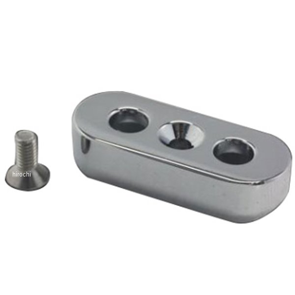 スイッチボックス2穴 クローム