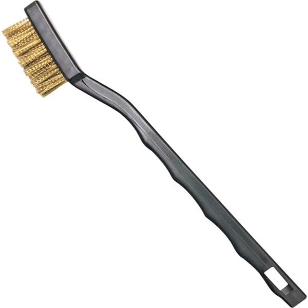 SWB7 407-1908  SBS ワイヤーブラシ 真鍮(スモール・角度付)175mm