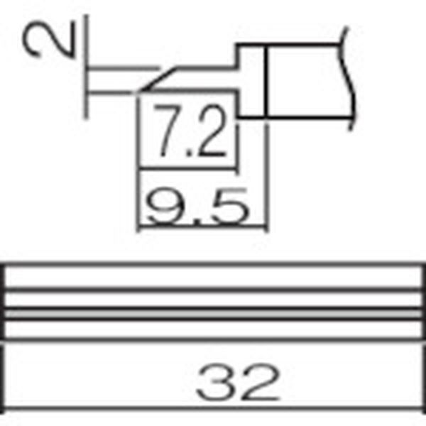 こて先　スパチュラ　３２