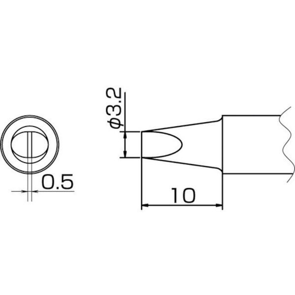 こて先　３．２Ｄ型
