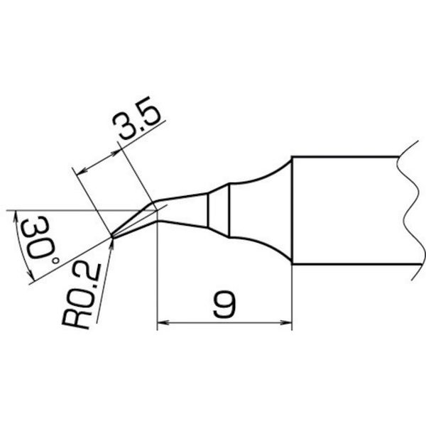 こて先　０．２ＲＳＢ型