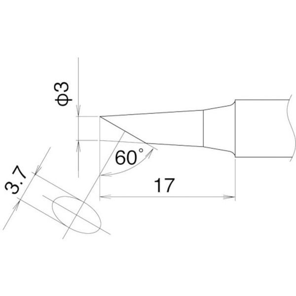 こて先　３Ｃ型