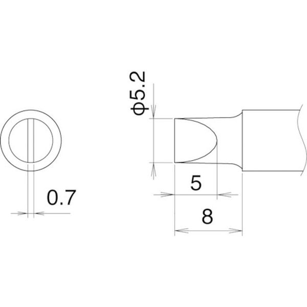 こて先　５．２Ｄ型