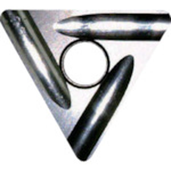 ショルダー加工用Tタイプ精密級チップ 超硬M種 TiAlN COAT 12個入り