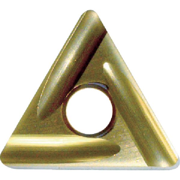 ショルダー加工用Tタイプ精密級チップ 超硬M種 TiNコーティング 12個入り