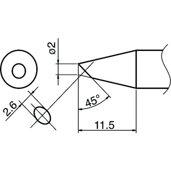 T33SSBC2 151-8739  こて先/SSBC2型