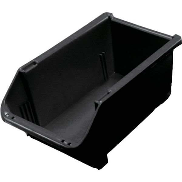 T8EBK 436-4221 導電T型コンテナ(ネスティングタイプ) W200×D373×H155 黒