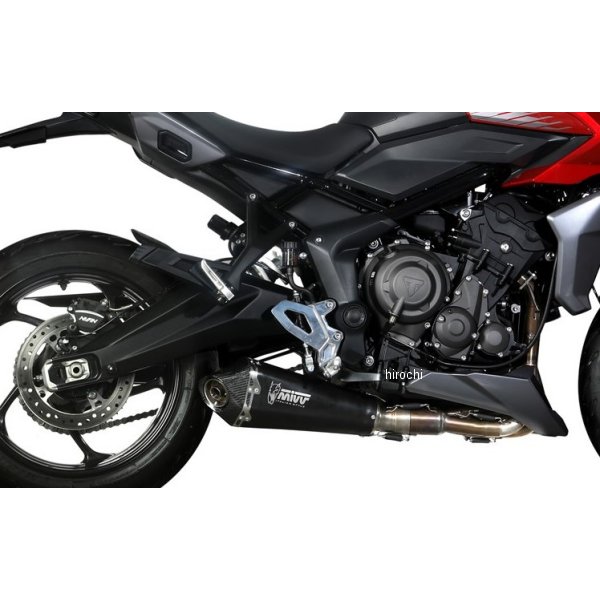 -TIGERSPORT660  フルエキゾースト 触媒あり DELTA RACE BLACK 21年-24年 TIGER SPORT660 ステンブラック