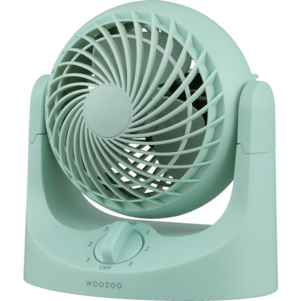 TAFMKM10NG  207015 卓上扇 マカロン型mini 固定式 グリーン