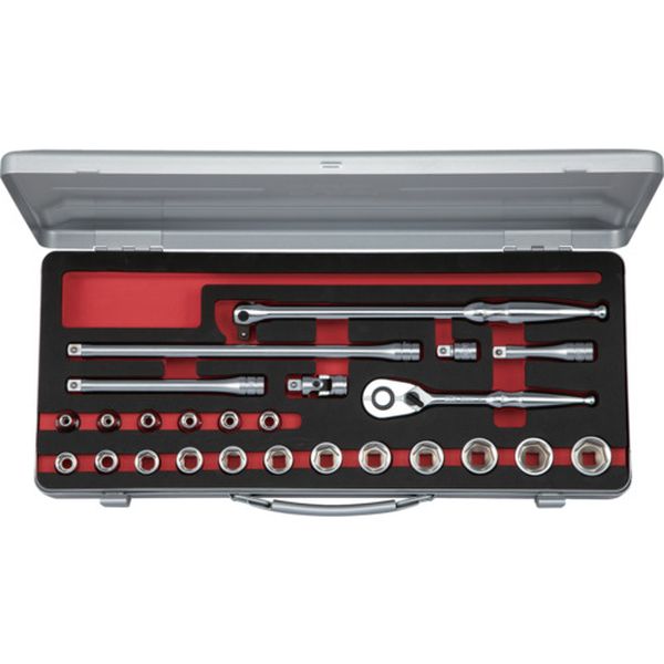 683-3774  9.5sq.ソケットセット(六角)［25点］