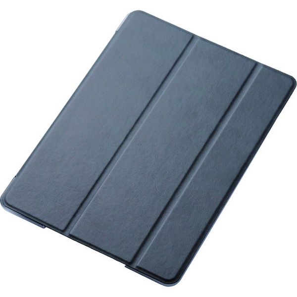 TBA18RWVBK iPad 2018 9.7インチ/フラップカバー/背面クリア/ソフトレザーフラップ/2アングル