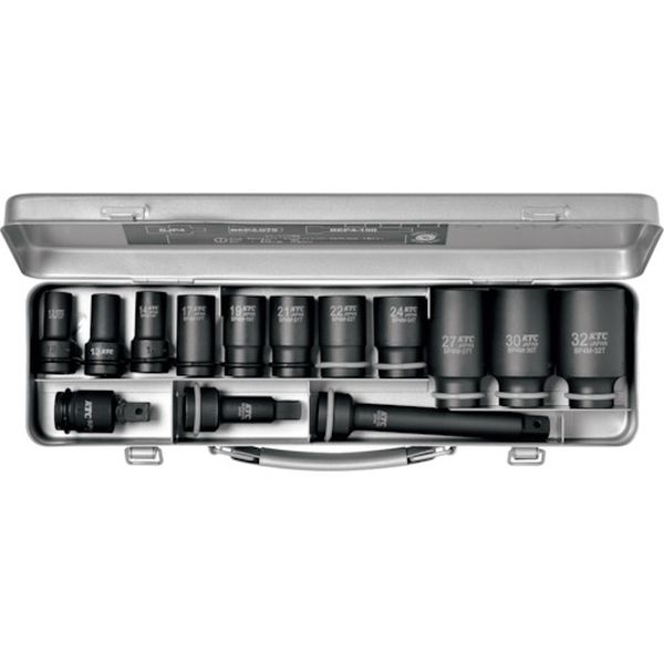 255-4306 12.7sq.インパクトレンチ用ソケットレンチセット(セミディープ薄肉)