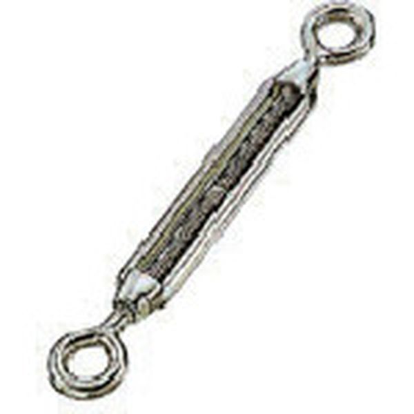 TB12E  ステンレス 枠式ターンバックル(アイ＆アイ) 捻子径4分 使用荷重6.86kN