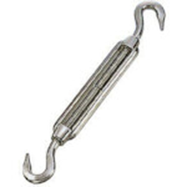 TB12H 849-2894  ステンレス 枠式ターンバックル(フック＆フック) 4分