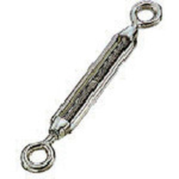 TB16E  ステンレス 枠式ターンバックル(アイ＆アイ) 捻子径5分 使用荷重8.82kN