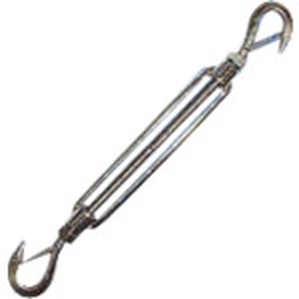 TB8HK  ステンレス 枠式ターンバックル外れ止め付(フック＆フック) 捻子径2分5厘