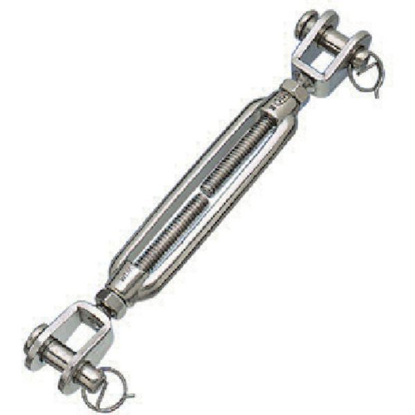 TB8J 849-2946  ステンレス 枠式ターンバックルJ＆J 捻子径2分5厘