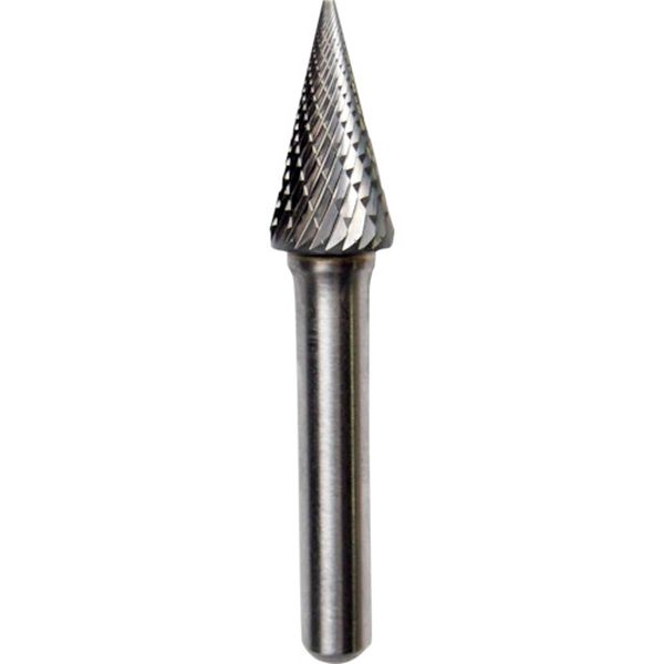 超硬バー　軸径８（ｍｍ）円錐Ｄカット