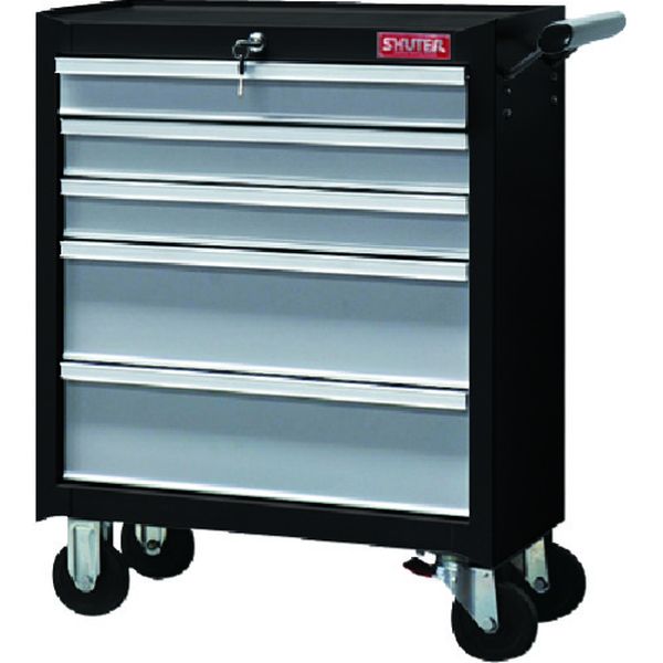 TCS23BK 194-8069  重量キャビネットカート TC-S23 ブラック