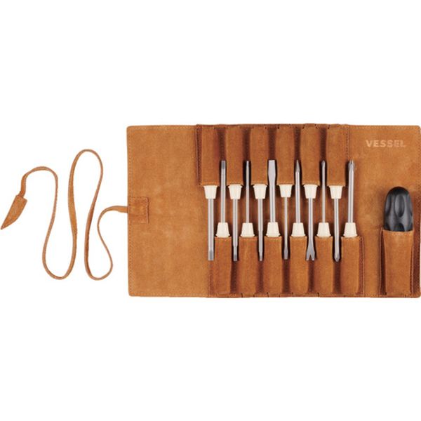 TD812LR 700-3071   ファミドラ12 差替ドライバー本革巻