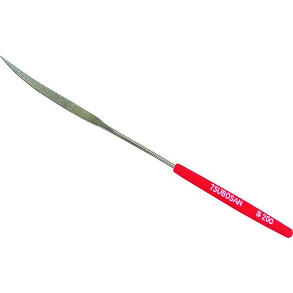 852-9105  ダイヤモンドヤスリ 片コテ 半丸 ＃200