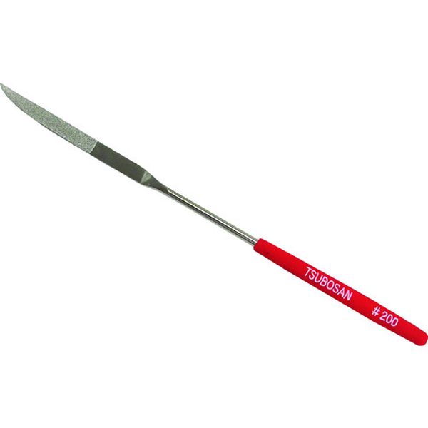852-9115  ダイヤモンドヤスリ 片コテ 刀刃 ＃200