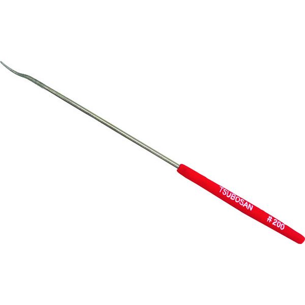 852-9117  ダイヤモンドヤスリ 片コテ カギ丸 ＃200