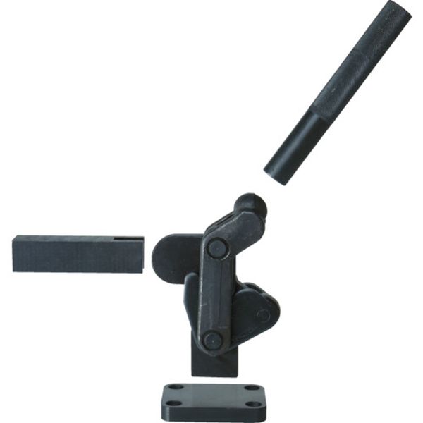 下方押え型バリクランプ