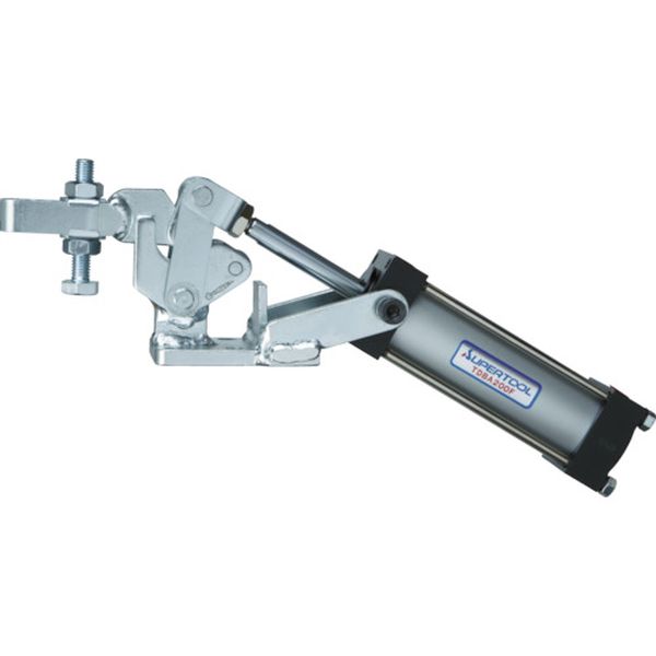 下方押え型エアー式バリクランプ