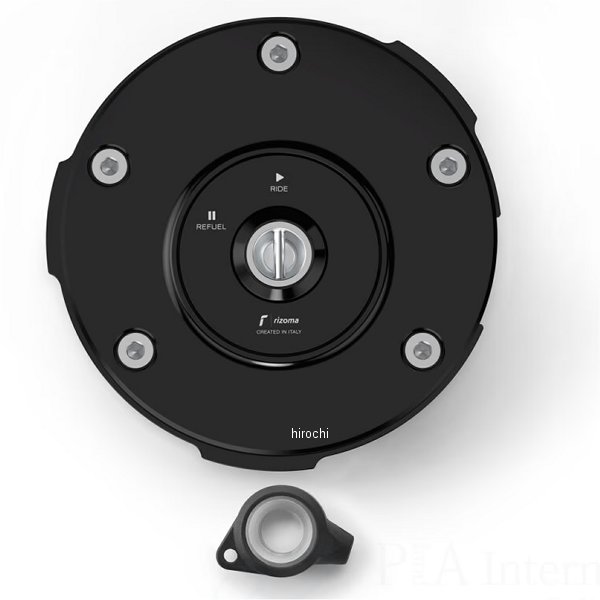 rizoma リゾマ ガスタンクキャップ STREET FUEL TANK CAPS 24年-25年 ヤマハ MT-09 ブラック