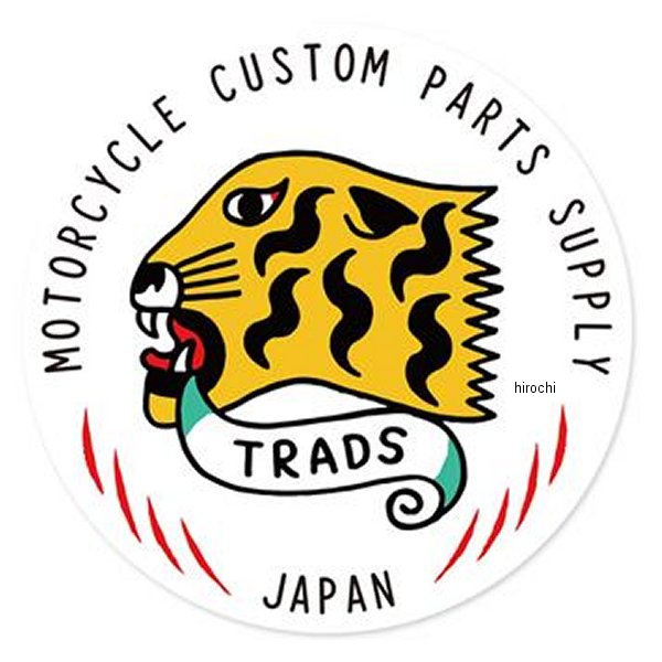 グッズ GOODS TRADS ステッカー Tiger Head Stickers