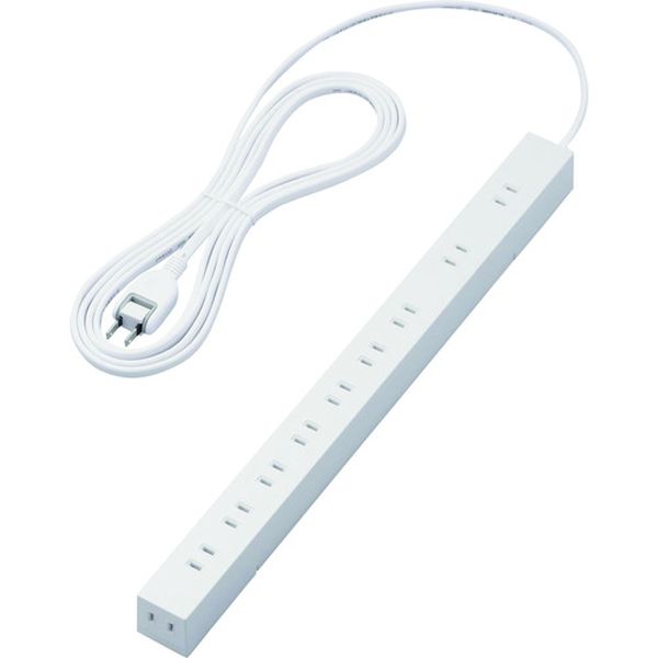 TH0203WH 337-7993  10口タップ 2P 3m マグネット付き ホワイト