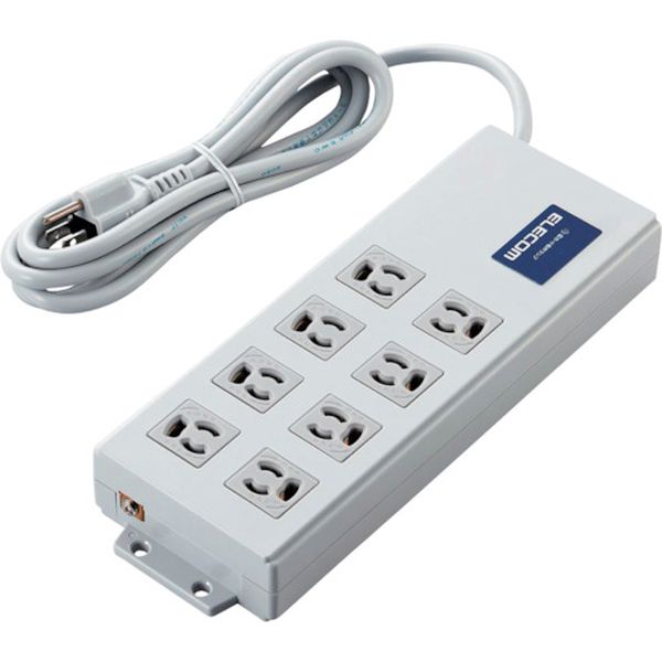 TH0520SKFR 法人用タップ ボックス型 3P8口 2m 一括スイッチ 雷ガード ノイズフィルター