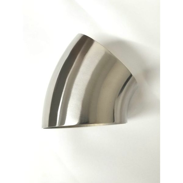 3.0in Diameter 45 Degree 1D/3in CLR 1.2mm /.047in Wall Thickness Titanium Elbow