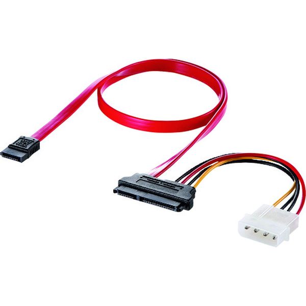 TKPWSATA705  電源コネクタ一体型SATAケーブル(0.5m)